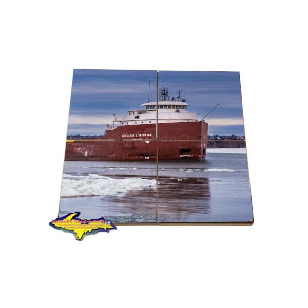 Lake Freighter Coaster Puzzle Hon James L Oberstar Great Lakes Marine Gifts & Collectibles 