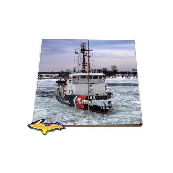 Bristol Bay Great Lakes Coast Guard Tile Photo Coaster Puzzles