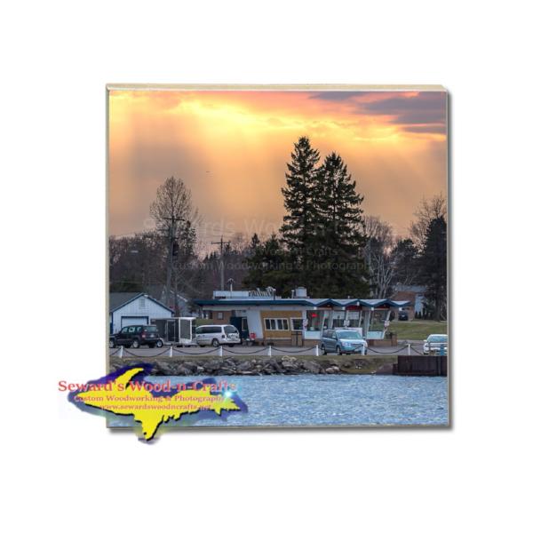 Michigan Made Clydes Drive Inn Coaster Sault Ste. Marie Michigan Gifts and memorabilia 