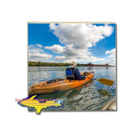 Michigan Made Coaster Kayaking Voyageur Island Sault Ste. Marie Gifts and Collectibles