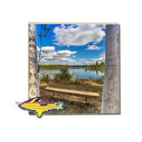 Michigan Made Coaster Sault Ste. Marie Michigan Kayaking Voyageur Island Park