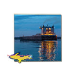 Lake Freighter Burns Harbor American Steamship Company Coasters and Collectibles