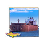 Drink Coaster Great Lakes Ship Paul Tregurtha Gifts & Collectibles Ship Fans