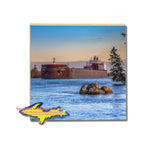 Great Lakes Freighter Paul Tregurtha Tile Drink Coasters Marine Gifts & Collectibles For Boat Fans