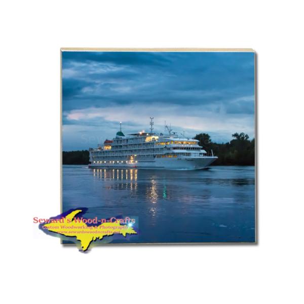 Drink Coaster Cruise Ship Pearl Mist Gifts & Collectibles