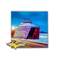 Great Lakes Fleet Freighter Philip Clark Coaster Best Great Lakes Marine Gifts & Collectibls