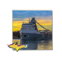 Drink Coaster Ship Saginaw Lower Lakes Towing Ltd Gifts And Collectibles
