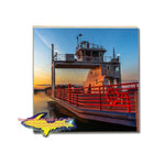 Michigan Made Drink Coasters Sugar Island Ferry Sunrise Gifts For Sugar Island