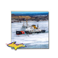 Great Lakes Freighter Drink Coasters USCG Morro Bay. Gifts & Collectibles for United States Coast Guard