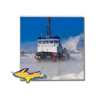 Michigan Drink Coasters USCG Katmai Bay Great Lakes Coast Guard Gifts and Collectibles