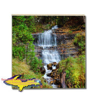 Drink Coasters  Alger Waterfalls Pictured Rocks Michigan Made Gifts & Collectibles