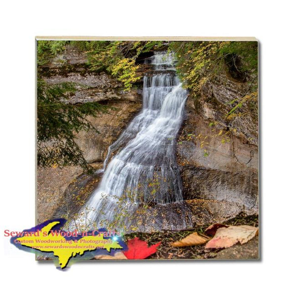 Made In Michigan Drink Coasters Chapel Waterfalls Pictured Rocks Gifts & Collectibles Home Decor