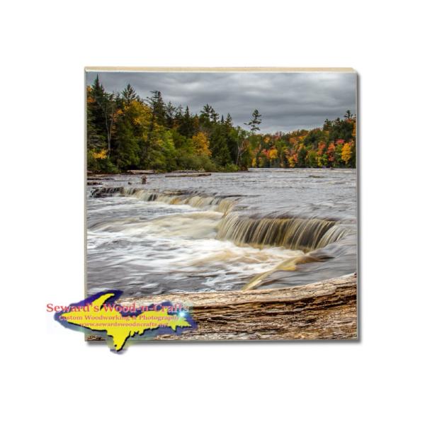 Michigan Made Drink Coaster Lower Tahquamenon Yooper Gifts And Collectibles