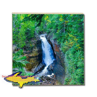 Drink Coasters Miners Waterfalls Pictured Rocks Michigan Made Gifts & Collectibles