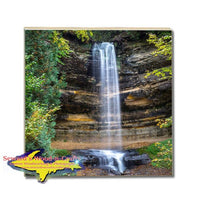 Made In Michigan Drink Coasters Munising Waterfalls Pictured Rocks Gifts & Collectibles