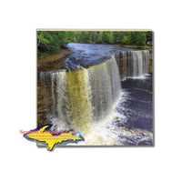Drink Coaster Upper Tahquamemon Best Michigan Made Gift Shop