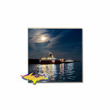 Great Lake Freighter Roger Blough Photo Coasters For Boat Fans on the Great Lakes