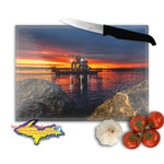 Sugar Island Michigan Cutting Board Yooper Gifts