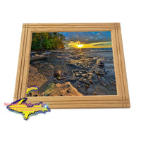 Framed Photos Pictured Rocks Hurricane River Sunset -2410