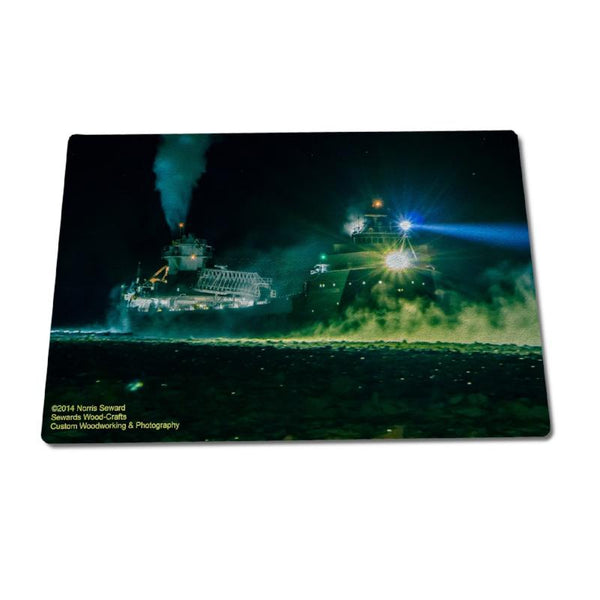 Glass Cutting Boards Ship Arthur M Anderson Great Lakes Freighters Gifts For Boat Nerds
