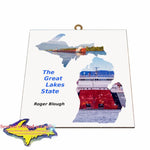 Roger Blough Photo Tile Michigan Theme Gifts for boatnerd fans
