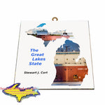 Stewart J Cort Photo Tile Great Lake Freighters Gifts & Collectibles for all boat fans