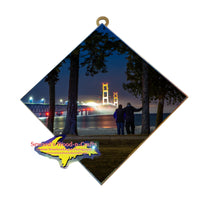 Hanging Tile ~ Mackinac Bridge -0003   Michigan Gifts