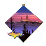 Mackinac Bridge Michigan finest affordable photo tiles that shine!