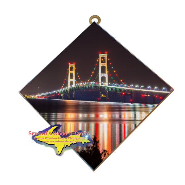 Hanging Tile ~ Mackinac Bridge -3813   Michigan Wall Art