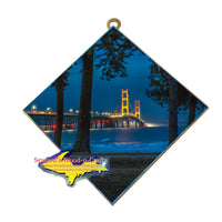 Hanging Tile ~ Mackinac Bridge --6622  Michigan Wall Art