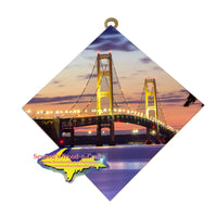 Hanging Tile ~ Mackinac Bridge -8717  Michigan Wall Art