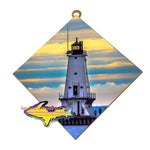 Ludington Lighthouse, Michigan Made Wall Art Affordable Little Gifts From Michigan