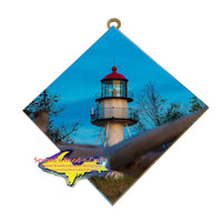 Hanging Tiles little artwork from Michigan of Whitefish Point Lighthouse