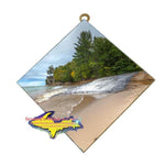 Chapel Beach Pictured Rocks Michigan's Upper Peninsula Hanging Photo Tiles