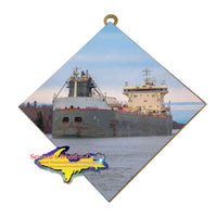Great Lakes Freighter Wall Art Manitoulin Gifts & Collectibles For Boat Fans