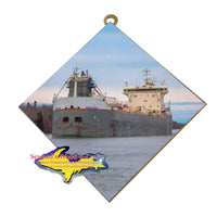 Great Lakes Freighter Wall Art Manitoulin Gifts & Collectibles For Boat Fans