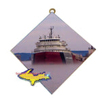 Great Lakes Freighter John Munson Wall Art Photo Tiles For Boat Lovers