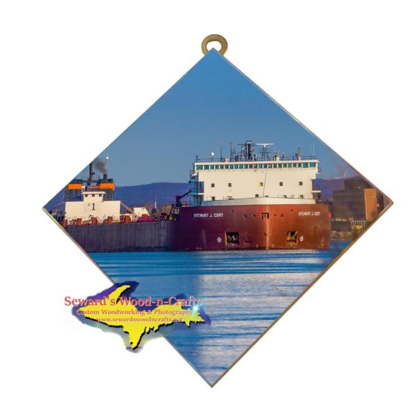 Lake Freighter Stewart Cort Best Photo Tiles For Ship Fans