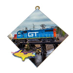 Train Engine GT -9870 Photo Tile Gifts For Train Lovers