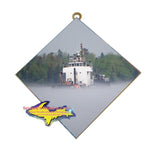 USCG Buckthorn Photo Tile United States Coast Guard Gifts Sault Michigan