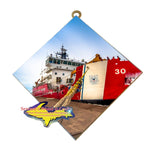 Michigan Made Wall Art United States Coast Guard Cutter Mackinaw