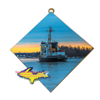USCG Katmai Bay Sunrise Wall Art. Unique Great Lakes United States Coast Guard Photos Gifts & Collectibles