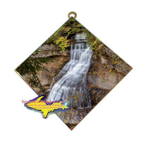 Chapel Falls Pictured Rocks Michigan's Upper Peninsula Hanging Photo Tiles For Sale