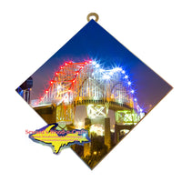 Hanging Tile of Sault Ste. Marie, Michigan wall art