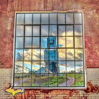 Quincy Mine Picture Window Hancock Michigan Square Prints And Gifts