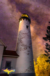 Michigan Landscape Photography Milky Way Over Iroquois Point Lighthouse Brimley Michigan