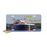 Great Lake Freighter American Integrity license plate boat fan gifts