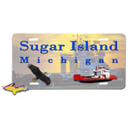Michigan License Sugar Island license plates and Sugar Island Gifts make for perfect Michigan Made Gifts for that Sugar Island friend or family in Michigan's Upper Peninsula!