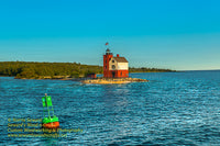 Michigan Landscape Photography Round Island Lighthouse