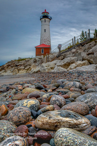 Michigan Photography Lighthouse Crisp Point Lake Superior Rocks
